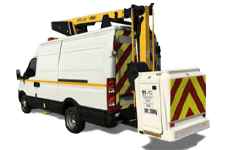 Car Hire Skelmersdale - 12.5M Cherry Picker 3.5T - Van hire Skelmersdale